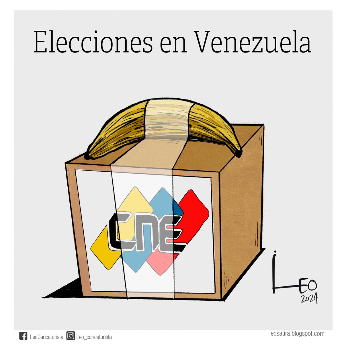 Elecciones en Venezuela 

#Maduro #Oposición #Elecciones #Democracia #CNE #LeoSátira #CaricaturaDeOpinión #CaricaturaPolítica