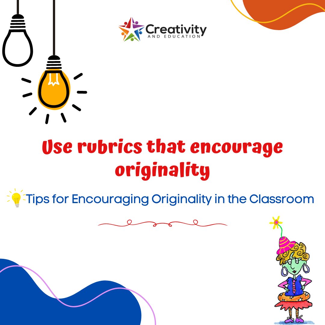 Spice up your classroom with rubrics that ignite originality! 🎨 Get your hands on a copy of 'Weaving Creativity into Every Strand of Your Curriculum' by Dr. Cyndi Burnett, Julia Figliotti, and the whole squad! 📚✨ #CreativityandEducation #OriginalityOnPoint #RubricRevolution