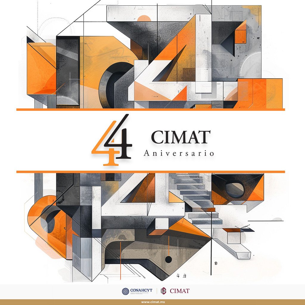 cimatoficial's tweet photo. ¡Gracias por formar parte de nuestra historia! 
Hoy cumplimos 44 años de actividades en torno a las Matemáticas, Ciencias de la Computación y Probabilidad y Estadística. Un gusto celebrar con todos ustedes. 
#44Aniversario #CIMAT #ComunidadCIMAT
🥳 https://t.co/iIj0be7z2Z