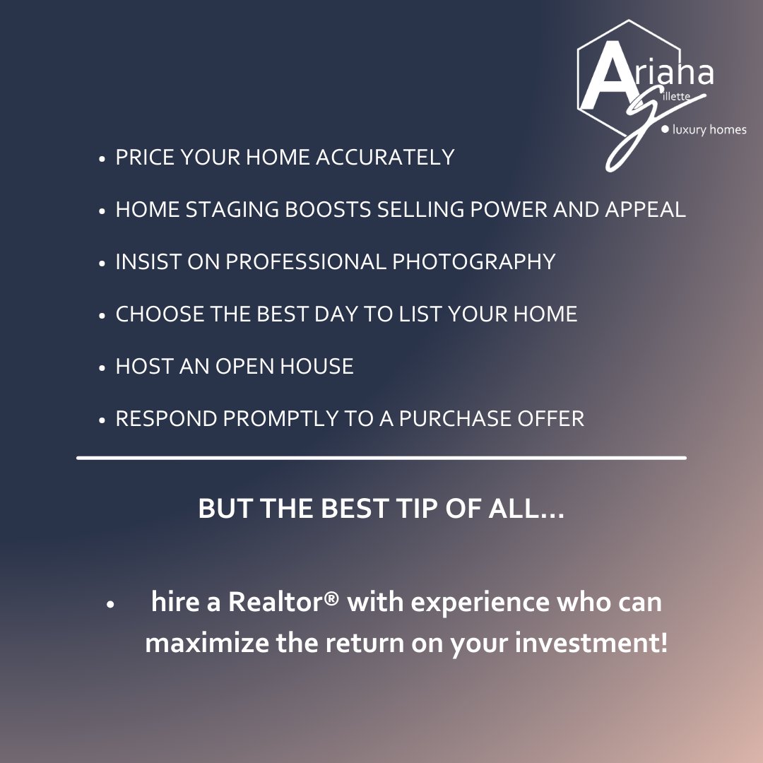 🤔Thinking of capitalizing on the #SellersMarket but feeling lost on where to begin? I've got some advice to help. The ultimate tip? Partner with a Realtor® who brings experience & expertise - That’s where I shine ✨ Let’s connect! 📲💬 #RealEstateTips #FirstTimeSellers