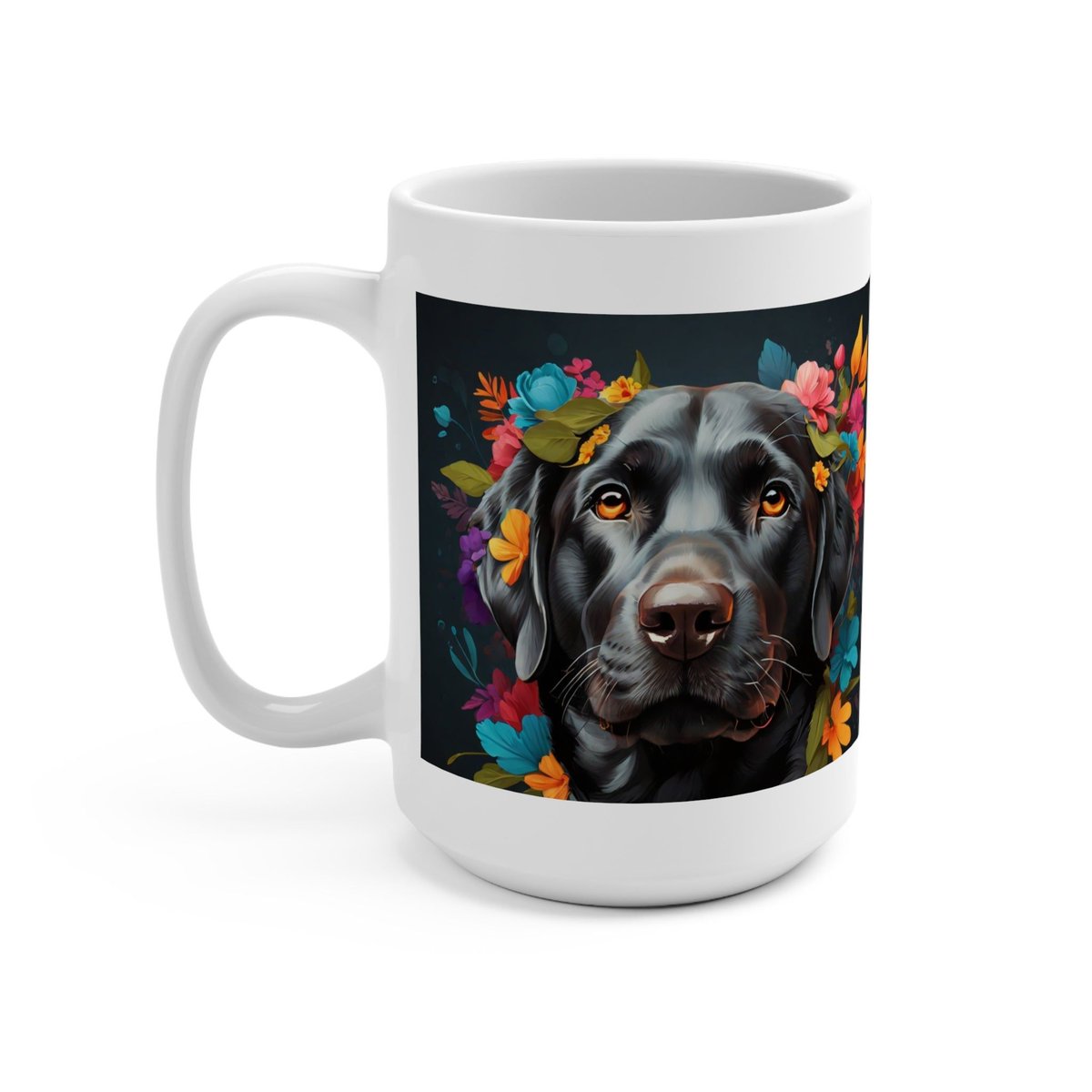 Black #Labrador #Dog Lover #Coffee #Mug 15oz thehairydogstore.com/products/black… #cctag @Saracom