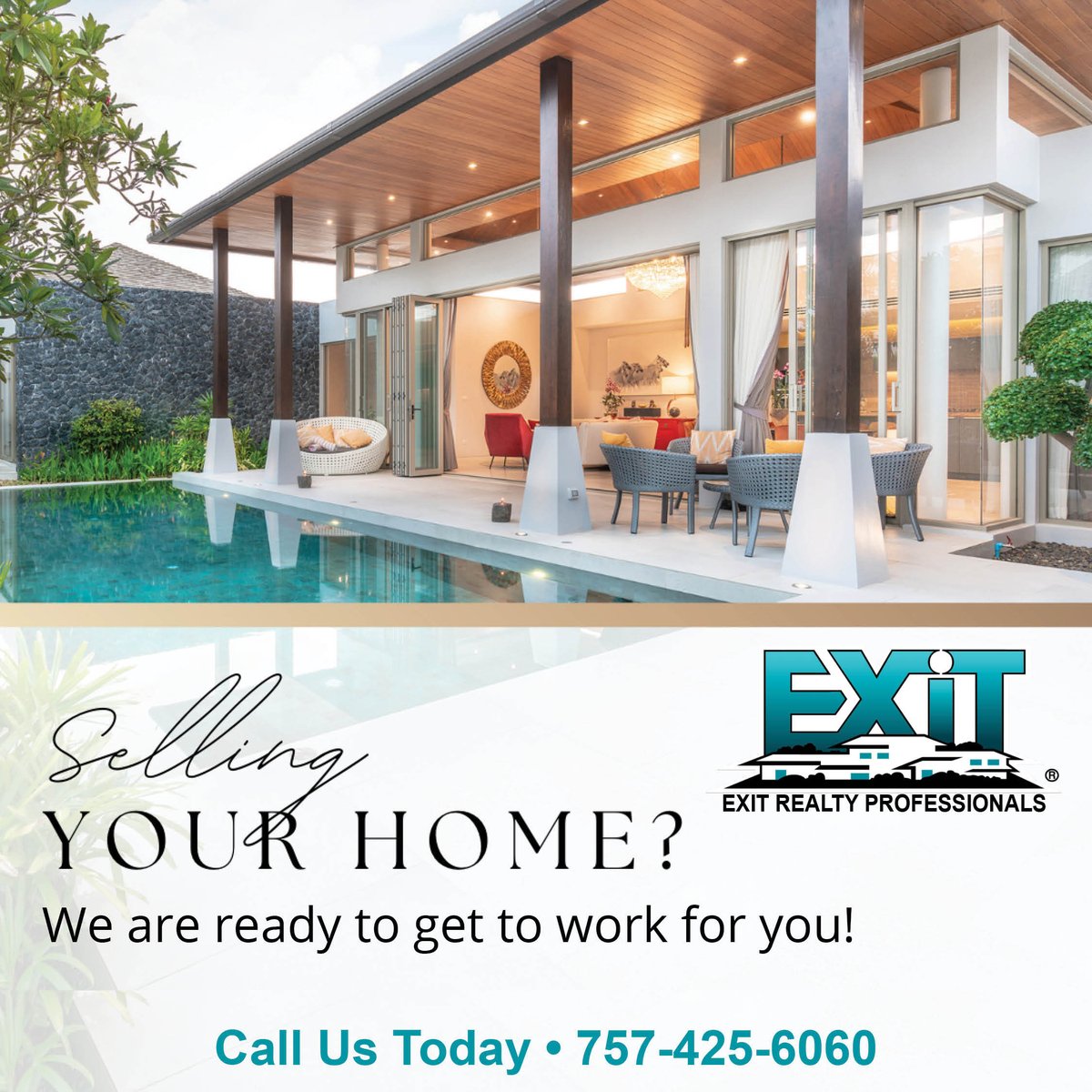 Selling your home?
We are ready to get to work for you!

#VirginiaBeachRealEstate #EXITrealty #coastalhome #RealEstate #VirginiaBeach #homesforsale #hamptonroads #propertysolutions #propertymanagement #EXITrealtyprofessionals #RealEstateLife #RealtorLife #virginarealestate...