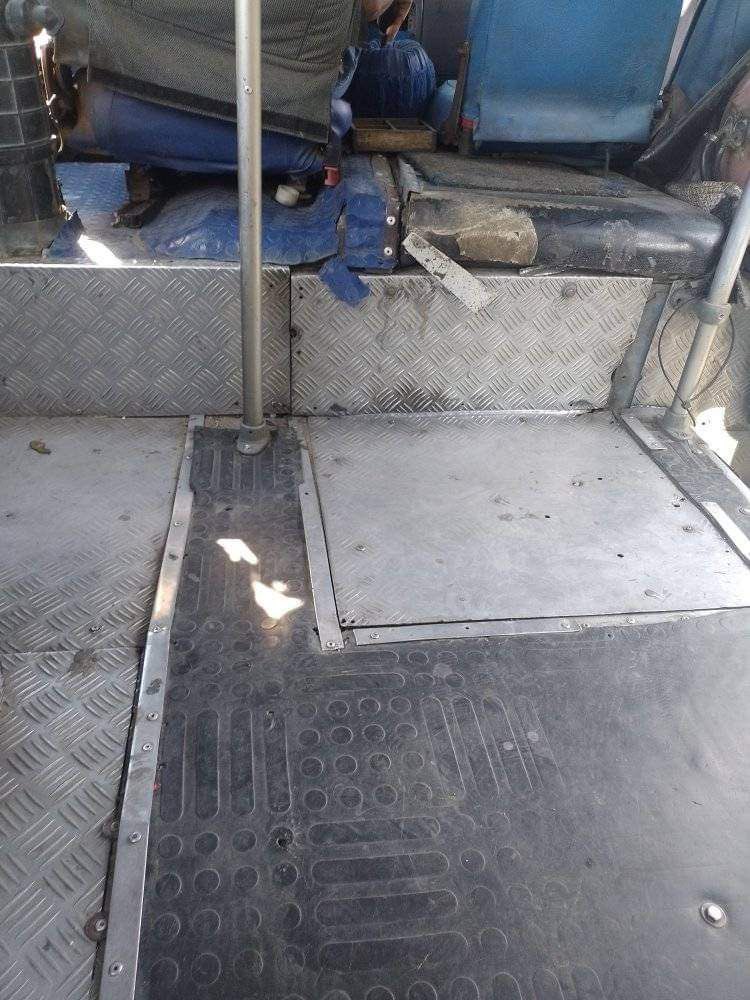Así circula en Santa Marta un bus del @SETPSANTAMARTA, una señora se cortó la pierna subiendo por el SENA de la avenida del ferrocarril, quién responde?
