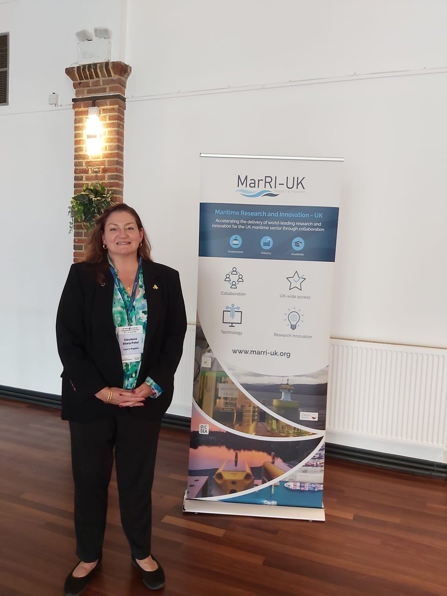 MarRI_UK's tweet photo. Session One of the Marine Technology Postgraduate Conference!

We've had an excellent Keynote talk by Claudene Sharp-Patel from @lloydsregister  and then followed by three fantastic presentations by Achmad Mustakim, Xinrui Liang and Panos Manias. https://t.co/EHEcA1cDfm