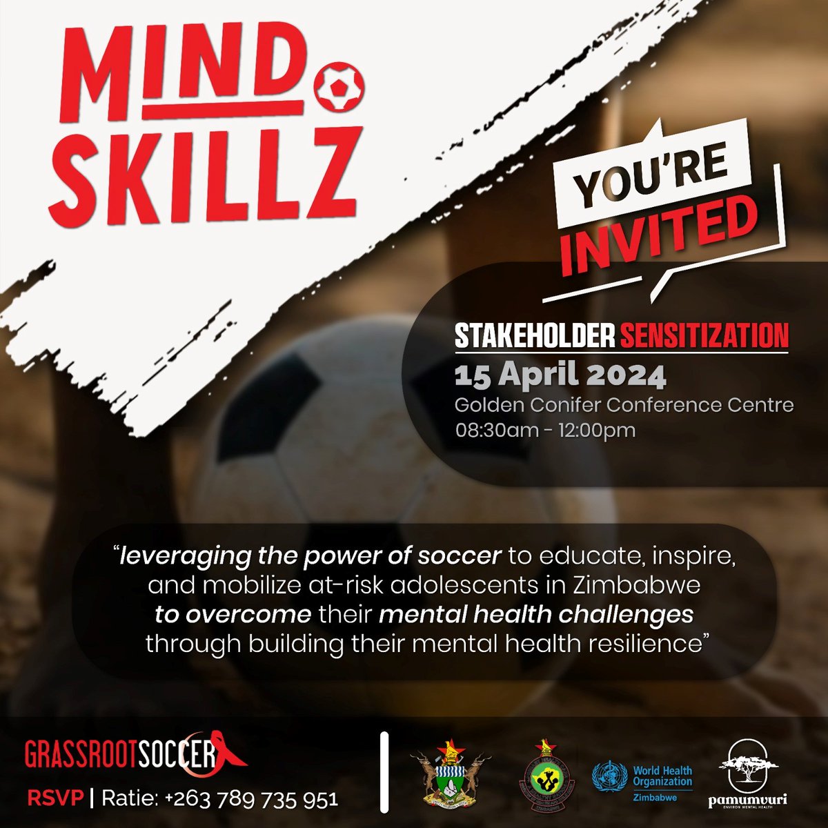 Happy to join the MIND SKILLZ mental health program for adolescent's workshop hosted by @Pamumvurizwe & @GrassrootSoccer, representing @PangaeaZimbabwe discussing program rollout in Harare & Bulawayo & It's inspiring to see collaborations from stakeholders #MentalHealthAwareness