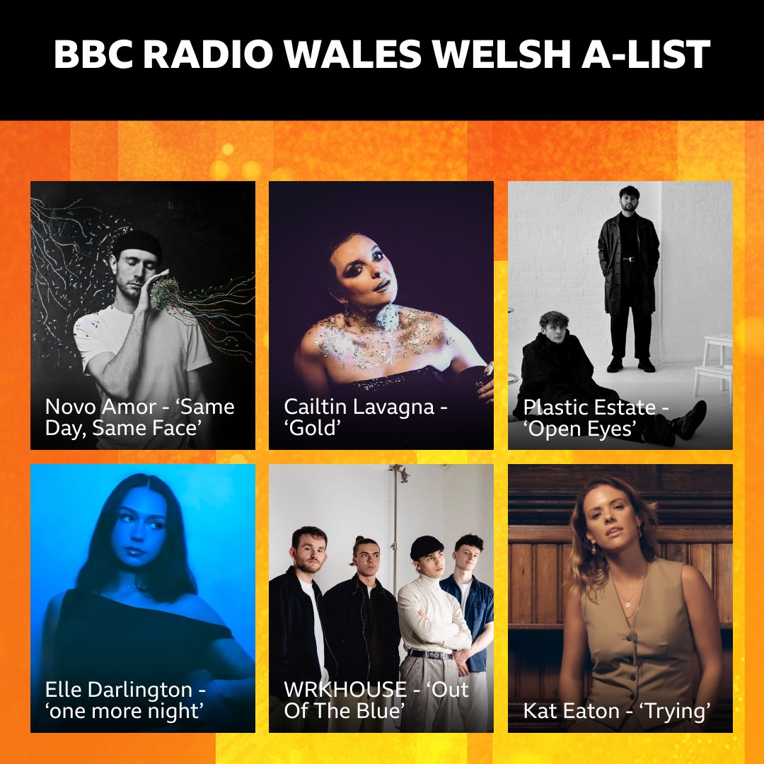 🏴󠁧󠁢󠁷󠁬󠁳󠁿This week on the @BBCRadioWales Welsh A-List you can hear… 📡 A-list Radio Wales wythnos ‘ma… 👉 @iamnovoamor 👉 @CaitlinLavagna 👉 @plasticestate 👉 @elledarlingtonn 👉 @wrkhouseee 👉 @kateatonmusic