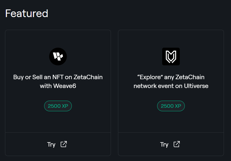 BeamNGModManagr's tweet photo. 💠 ZetaChain NEW Week Started: Two New Tasks

👉 This week, #Zetachain added 2 New Tasks, lets complete them and collect those extra #Zeta XPs!📈

🖥 Start Here at the ZetaHub:
https://t.co/uYV1KB7FyG

🔹 New Tasks Added:
1️⃣ Buy/Sell an NFT on ZetaChain with #Weave6
2️⃣ “Explore” any ZetaChain network event on #Ultiverse

👀 Don't fade this one, keep accumulating those XPs.

Like, RT, Comment when you've completed them! 
Follow me for more alpha: @NickTheGrizzly 🧠

$PARAM $RICY @cookie3 $RCADE $BUBBLE $BEYOND $MOJO $PIXIZ $LMWR $SOMO