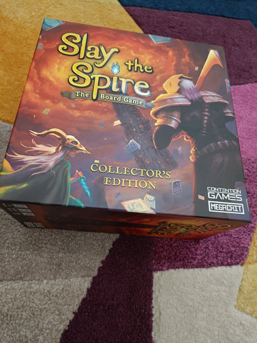 Had to carry this chunky box from the post office, but well worth it 😮‍💨

Off the back of the Slay The Spire 2 announcement, my hype is immeasurable 🙈