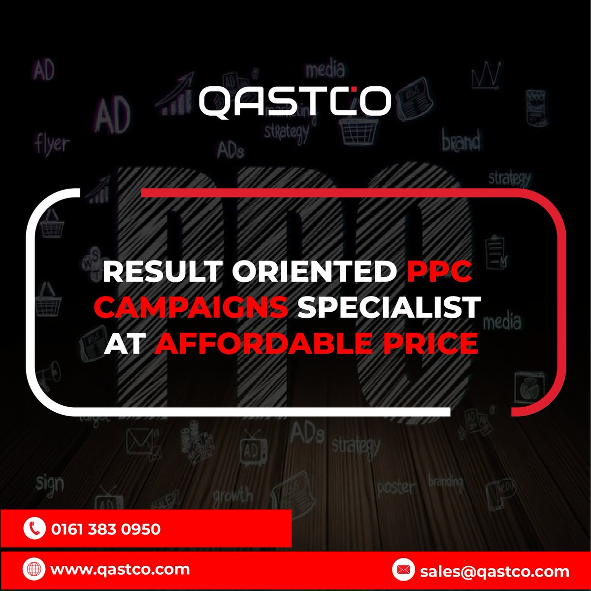 Maximize your #ROI with targeted ads, precise audience targeting, and data-driven strategies that deliver tangible outcomes. 💼

#PPCSpecialist #ResultOriented #AffordablePrices #QASTCO