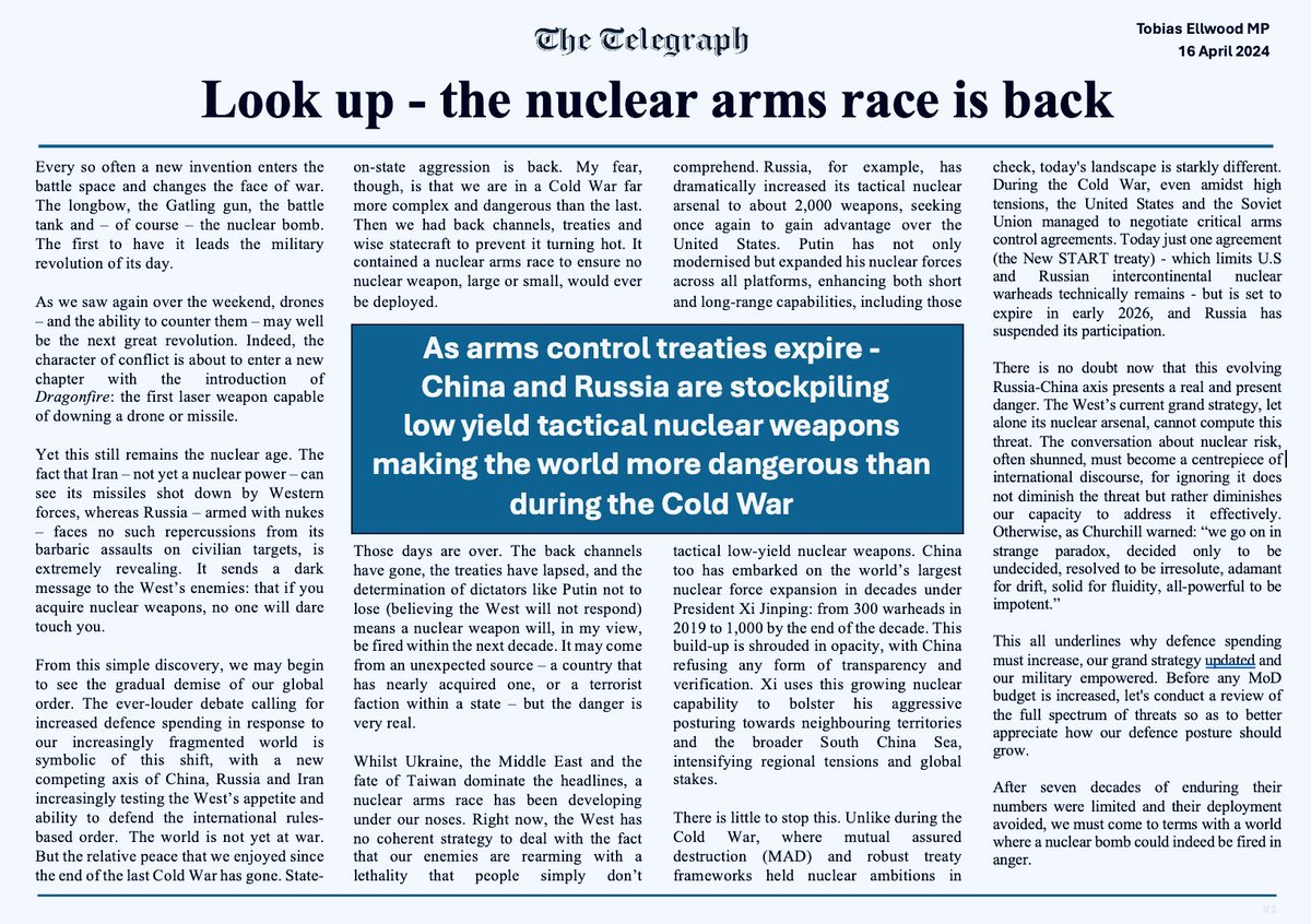 Tobias Ellwood on X: “Britain has stepped forward in Ukraine and