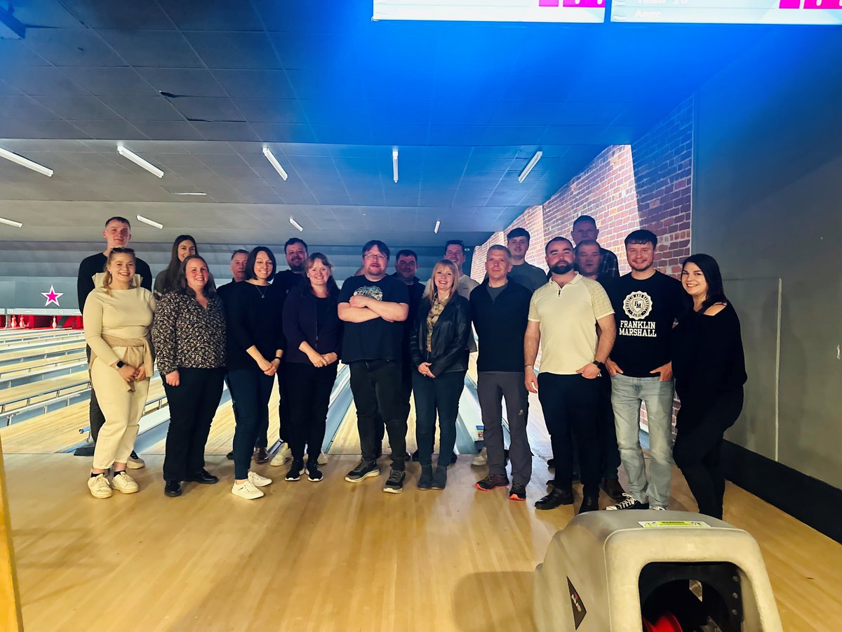 Who doesn't love a work social night? A spot of bowling was enjoyed by all last Friday. 🎳🎉 

#socialnight #bowling