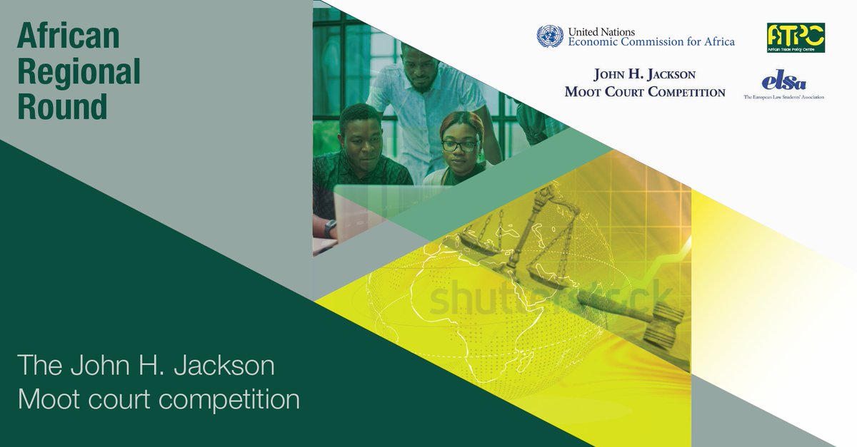 ECA/ ATPC is delighted to be part of the 11th African Regional Round of the 22nd edition of the John H. Jackson #MootCourtCompetition. This year’s Regional Round is hosted by @lawkabark in #Nakuru #Kenya from 18 to 21 April. #Africa #Mootcourt #Competition