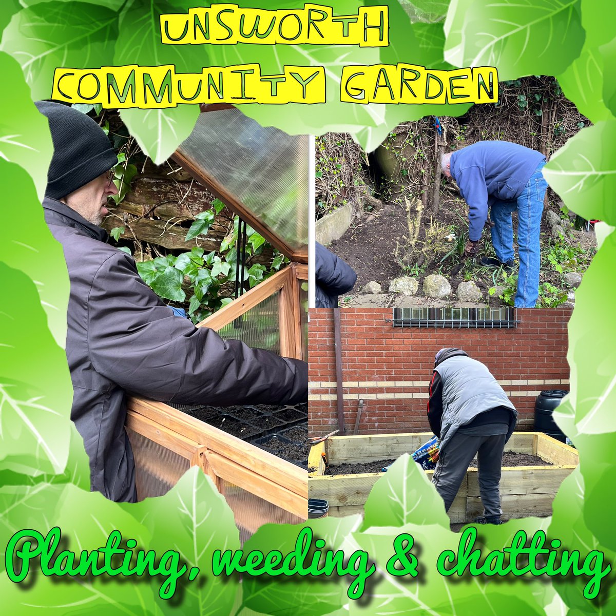 What a day! Planting, weeding and some funny conversations 😄 Unsworth Community Garden is coming on a treat! Get in touch if you would like to join us #unsworthcommunitygarden #greenprescribing @LoveUnsworth @LoveWhitefield @myplace2gr0w @Bury_Gp_Fed