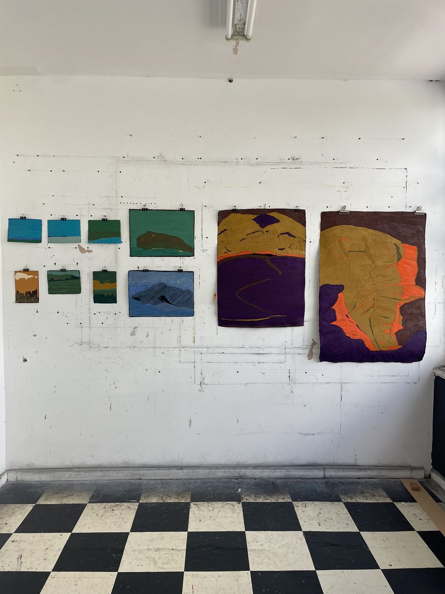 ClareThatcher2's tweet photo. My latest works on paper from my British Isles & Iceland ongoing series of works…..
#oilandpigments #worksonpaper #purecolour #workinseries #size #composition #place #britishisles #iceland #clarethatcher https://t.co/PFOyR6uhm6