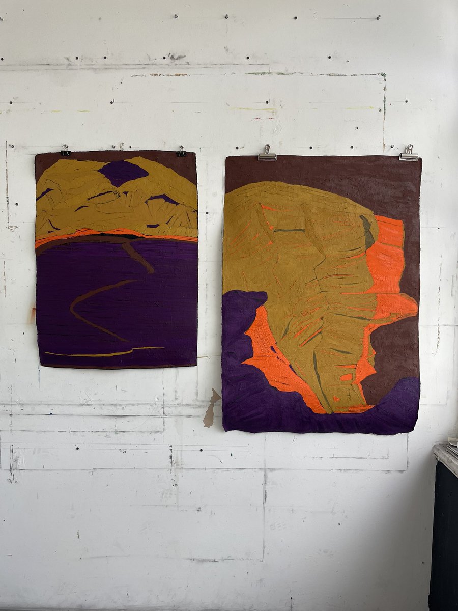 ClareThatcher2's tweet photo. My latest works on paper from my British Isles & Iceland ongoing series of works…..
#oilandpigments #worksonpaper #purecolour #workinseries #size #composition #place #britishisles #iceland #clarethatcher https://t.co/PFOyR6uhm6