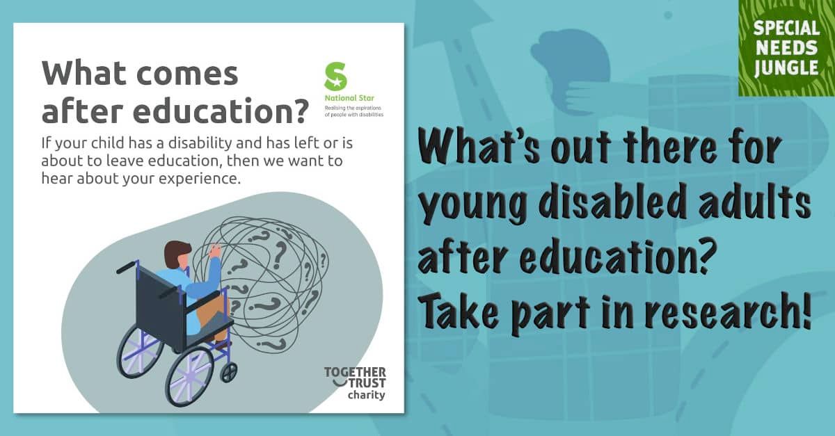 Interested in post-education opportunities for young people with SEN/disabilities? Get involved in a research study! Check out the details here: specialneedsjungle.com/whats-there-yo… #SpecialNeeds #ResearchOpportunity