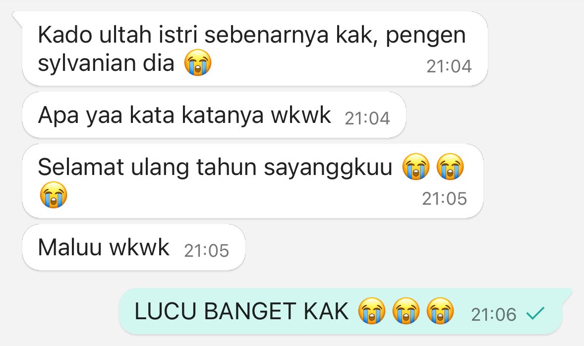 Istri kakaknya yang mau dikadoin,
Malah akunya yang nahan gemes gregetan 😭