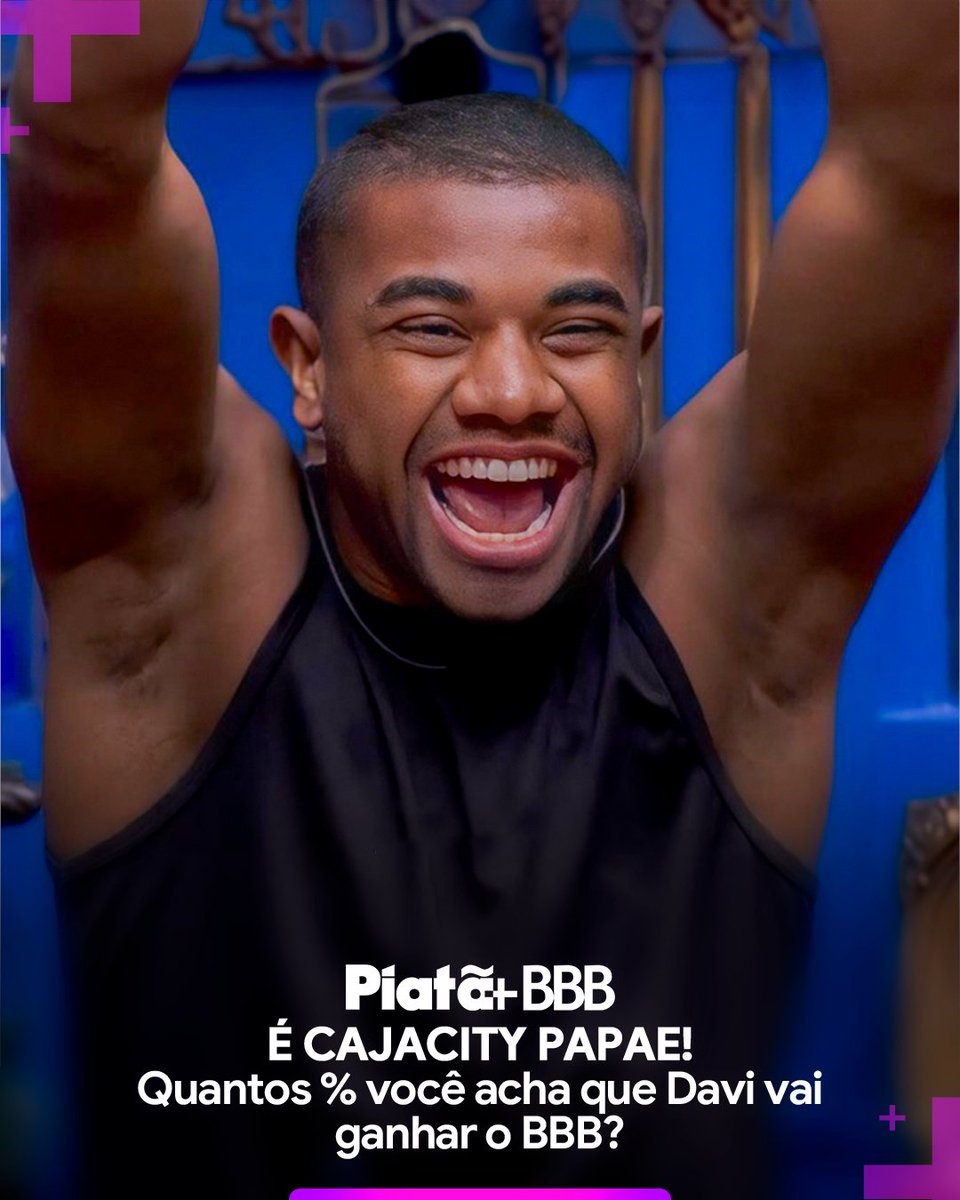 PiataFM's tweet photo. É hojeeeee, minha gente! A grande final do #BBB está chegando e quem é baiano raiz está na torcida pelo nosso representante Davi, diretamente de Cajazeiras! 🏆✊🏽 #Salvador #BBB #DaviVaiVencer #Cajazeiras #Cajacity #PiatãFM https://t.co/n56o41LQbf