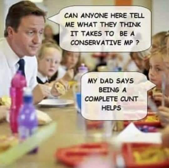 Spot on, young child #fuckthetories