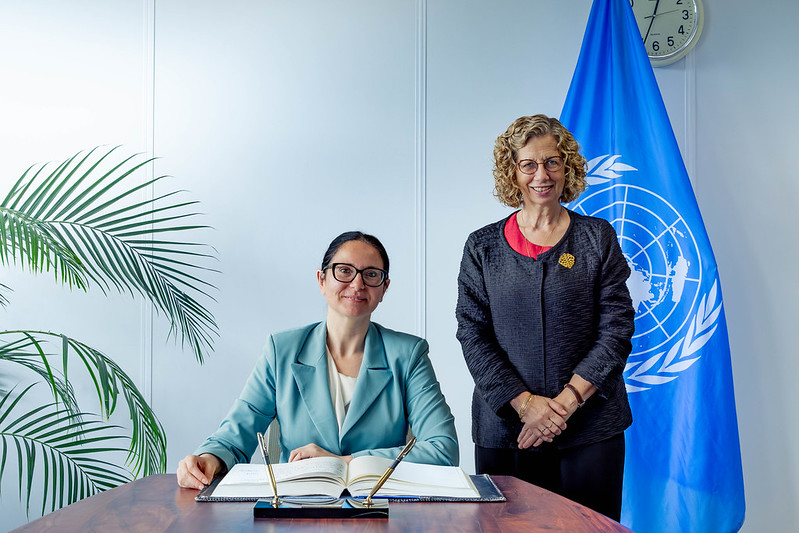 Pleased to welcome to @UNEP today, Serbia’s new Ambassador @DanijelaCubril3. We discussed @UNEP work in Serbia. I also thanked the Ambassador for Serbia’s strong commitment to environmental stewardship & for Serbia’s proactive engagement working with and supporting UNEP.