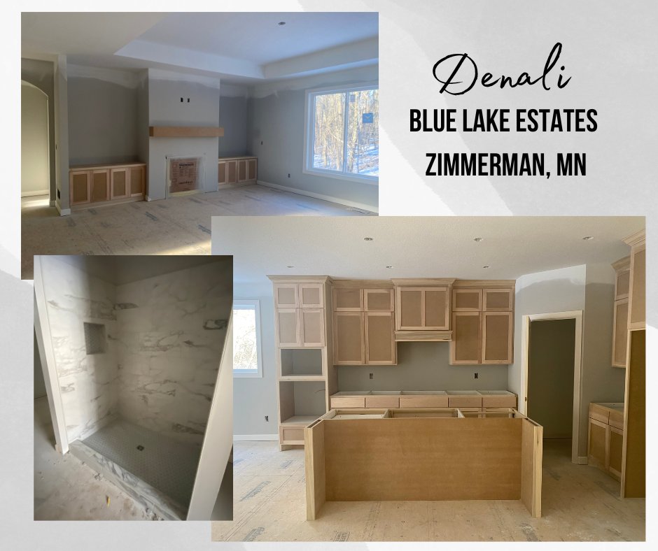 🚧 ‼️ Construction Update ‼️🚧  Our DENALI in Zimmerman - learn more about this home: hubs.ly/Q02s6wVG0

#pricehomesmn #newconstruction #customhomebuilder #homeforsale #houseshopping #bluelakeestates