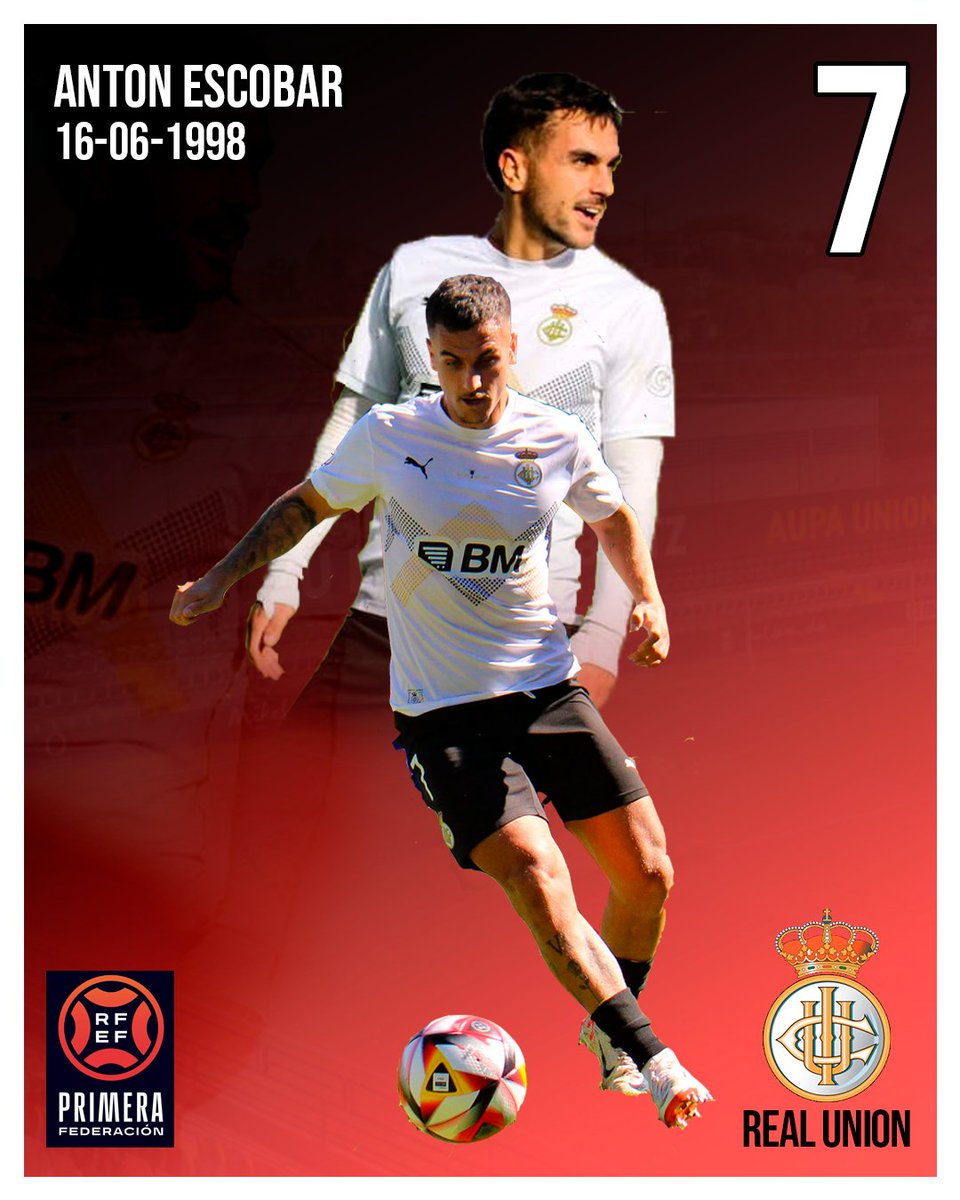 ⚽️ <a href="/a_escobart/">A.Escobar</a>  Un soldado de <a href="/franjusto21/">Fran Justo</a>  , con quién coincidió en su etapa en el CD Arenteiro, donde coincidieron durante 11 encuentros y se convirtió en su delantero centro titular. Se lo trajo a Irún, donde está siendo, un jugador indispensable en el ataque del #RealUnión