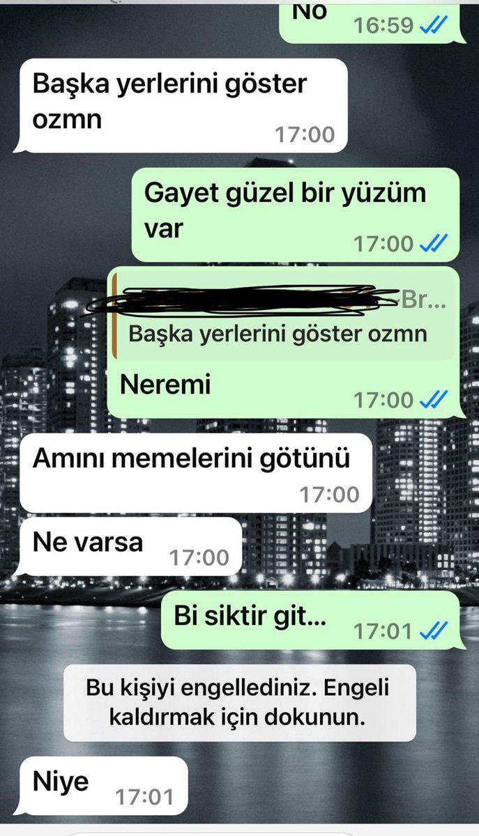 Nick ile paylaşım yapmak isterdim soran olursa özelden numarasını zevkle paylaşırım 😈 kiiiii zaman kaybetmeyin 💪