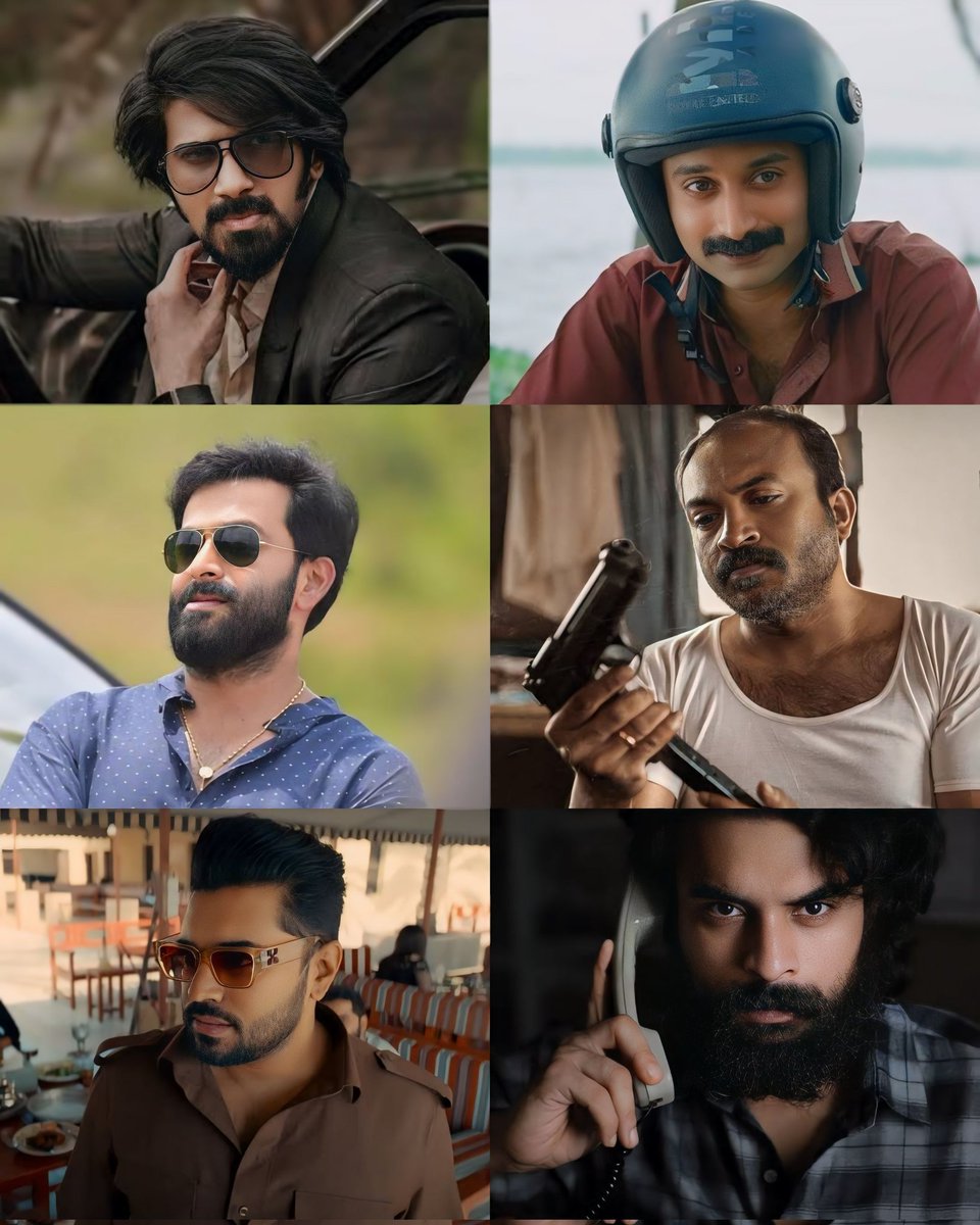 I'm Eager to watch them in a Battle of Protagonist & Antagonist..!!🦸🦹

#DulquerSalmaan × 
#FahadhFaasil 

#PrithvirajSukumaran × #SoubinShahir 

#NivinPauly × #TovinoThomas