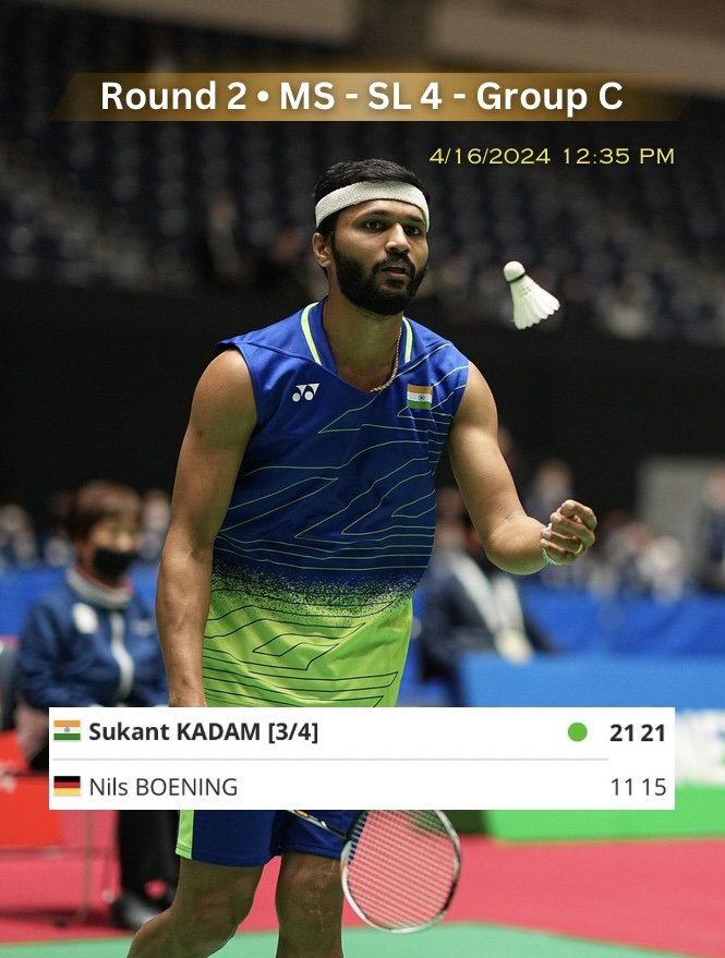 "First step, first triumph! 🏸✨ Grateful for the victorious start at the Spanish Para Badminton International. This win fuels the fire within, igniting determination for the journey ahead. Thank you all for your unwavering support! 🙏🌟 #VictoryStartsHere #ParaBadminton