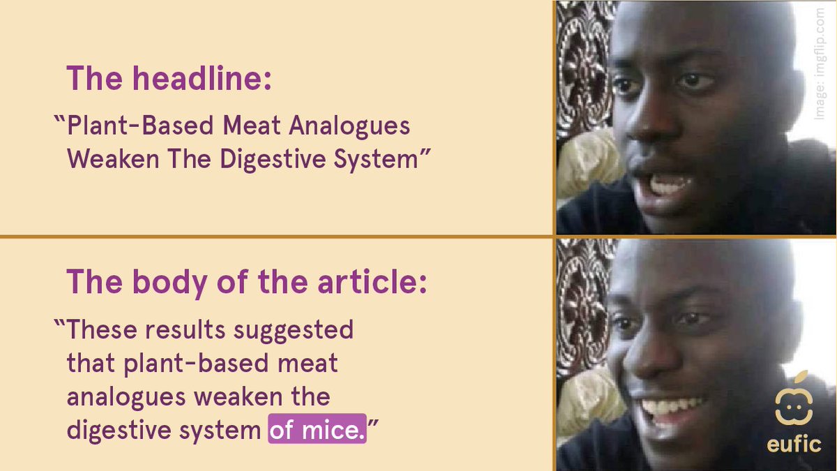 ⚠️ Caution: Headlines may oversimplify findings from #AnimalStudies. Remember, we are not mice or pigs; translating results into human health isn't always straightforward. Stay vigilant and read beyond the headlines for clarity.