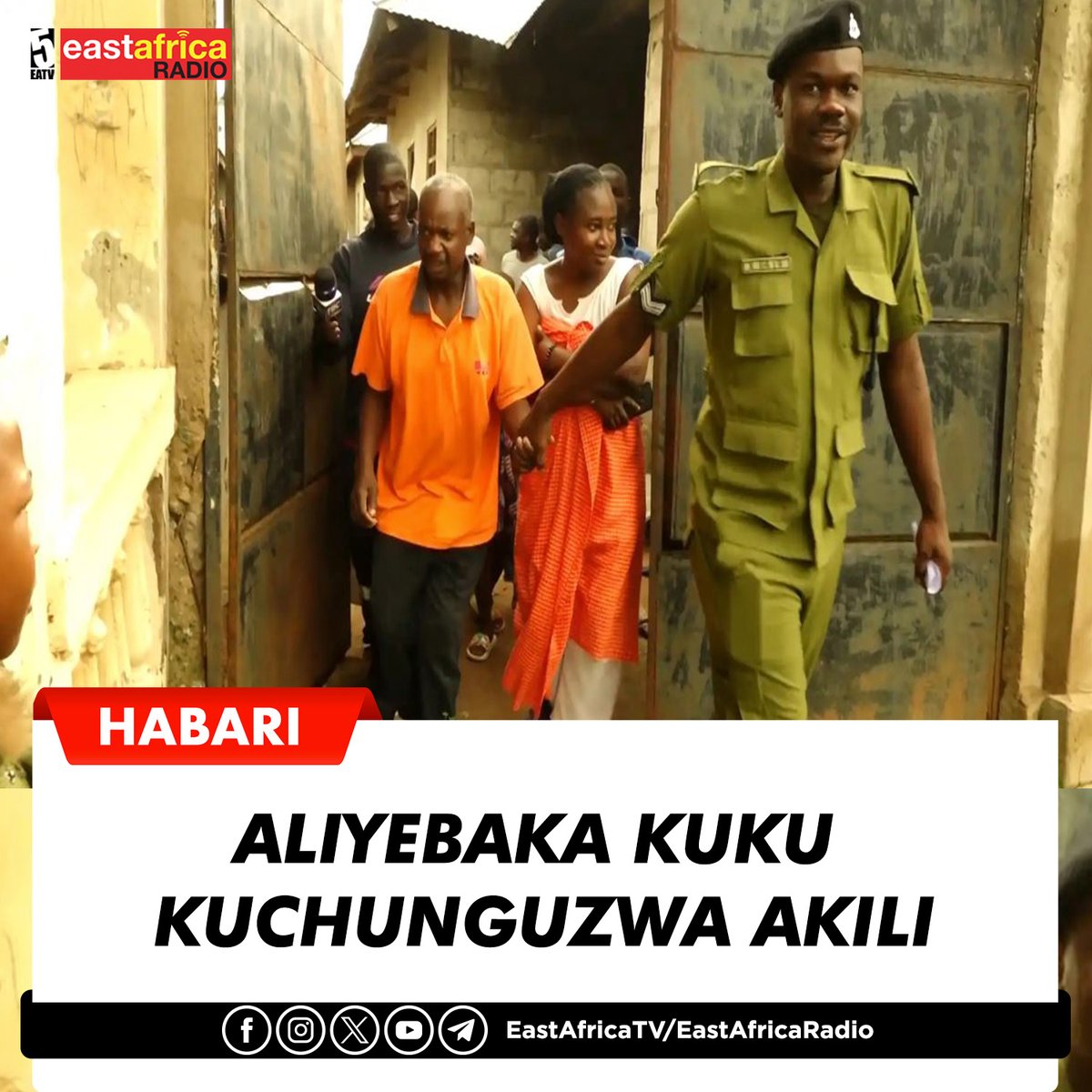 eastafricatv's tweet photo. #HABARI Jeshi la polisi mkoani Mwanza limeanza kufanya uchunguzi wa afya ya akili kwa mtuhumiwa, Rodgers Sunday mwenye umri wa miak 41 mkazi wa Kijiji cha Usagara  wilayani Misungwi kufutia tukio la kumwingilia kuku  hadi kufa kwa lengo la kujiridhisha kimwili.

Tukio la mwanaume huyo kumwingilia kuku ili kujiridhisha kimwili ni miongoni mwa matukio machache yanayoripotiwa kutokea wapo wanaodai ni imani za kishirikina na wengine kuamini ni dalili za ugonjwa wa afya ya akili.

Kamanda wa polisi mkoa wa Mwanza, Wilbroad Mtafungwa amethibitisha kumshikilia mtuhumiwa huyo na sasa uchunguzi wa afya ya akili unaendelea.

#EastAfricaTV