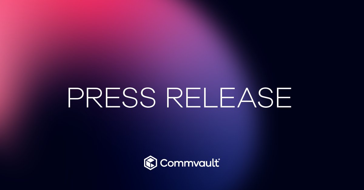 Breaking news: We're excited to welcome #Appranix, a cloud application discovery and rebuild company, to the #Commvault team. This acquisition will help bolster our customers' #cyberresilience in an era of increasing threats and complexity. Find out more: ow.ly/7Wo530sBBS5
