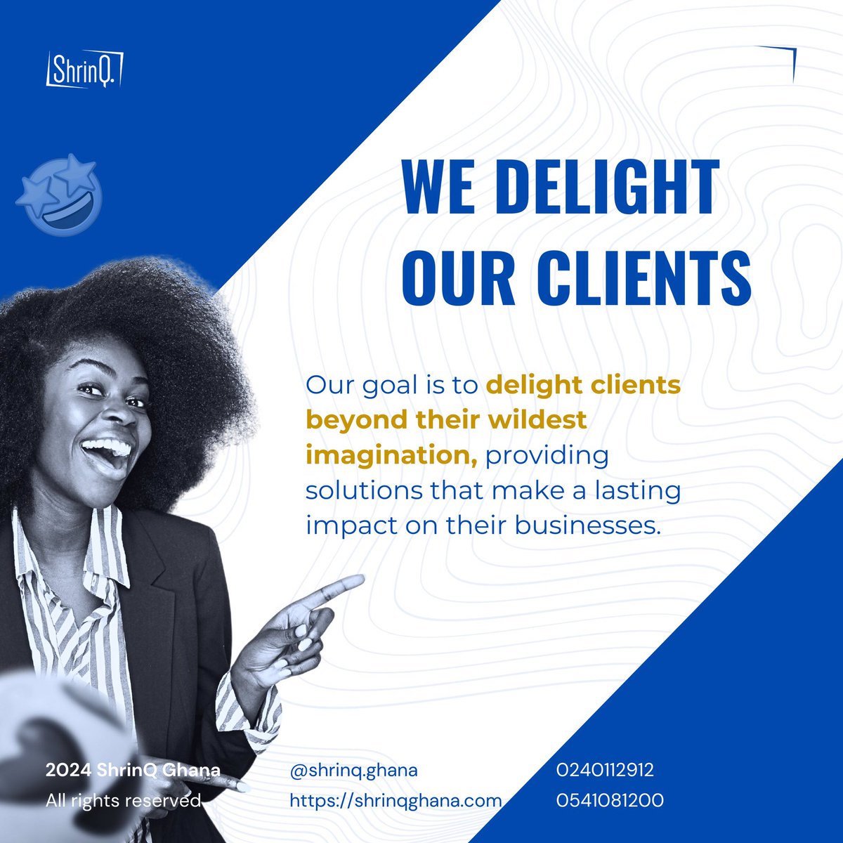shrinqghana's tweet image. From flawless code to seamless user experiences, we go above and beyond to exceed our clients&apos; expectations at every turn.
Contact us today.

#ClientDelight #SoftwareExcellence #CustomerExperience #TechInnovation #Softwaredevelopmentcompany #Softwarecompany