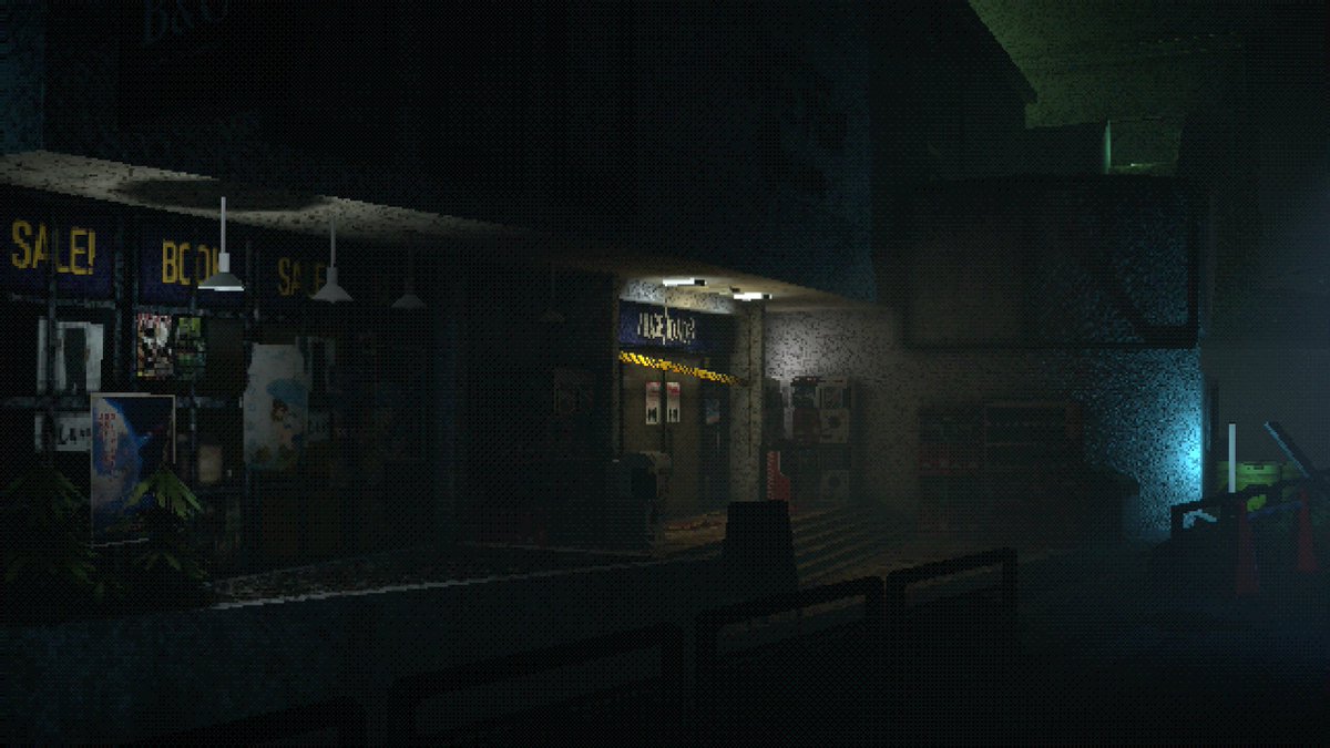DDDistortionDev's tweet image. One of our biggest goals with #nightmareoperator is to accurately reproduce certain neighborhoods of Tokyo in-game. Does anyone recognize this street?

チームとしての１つの大事な目標は、ゲーム内で東京の街並みを正確に再現することです。 この道はどこだかわかりますか？

#indiedev