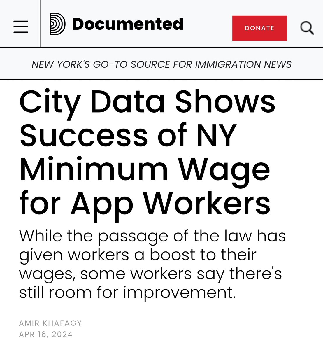'The minimum pay rate has been enormously successful in raising wages for our city’s delivery workers and providing them greater means to support themselves and their families,” said @helloDCWP Commissioner Vilda Vera Mayuga'