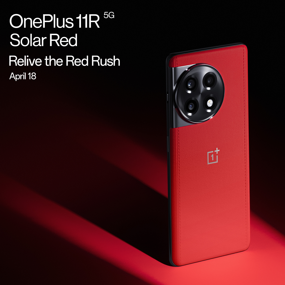 Time to go rad. Time to go red. Experience speed like never before with the 8GB RAM + 128GB Storage of #OnePlus11R Know more; onepl.us/49CPqFR