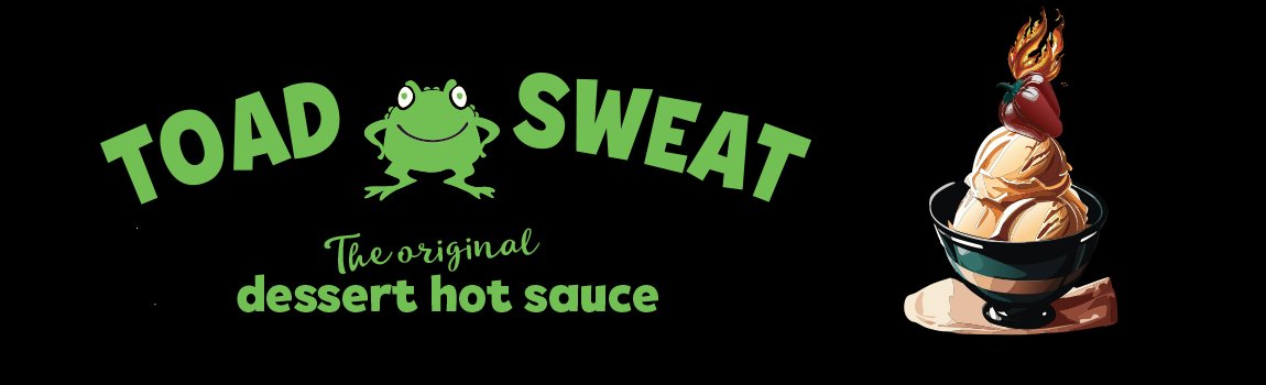 Toad Sweat hot sauces are back! We're taking pre-orders for a special limited edition version of our sauces with #CarolinaReaper hearkening back to our US roots. Visit toadsweat.uk today to order! #HotSauce #Dessert #IceCream #LimitedEdition
