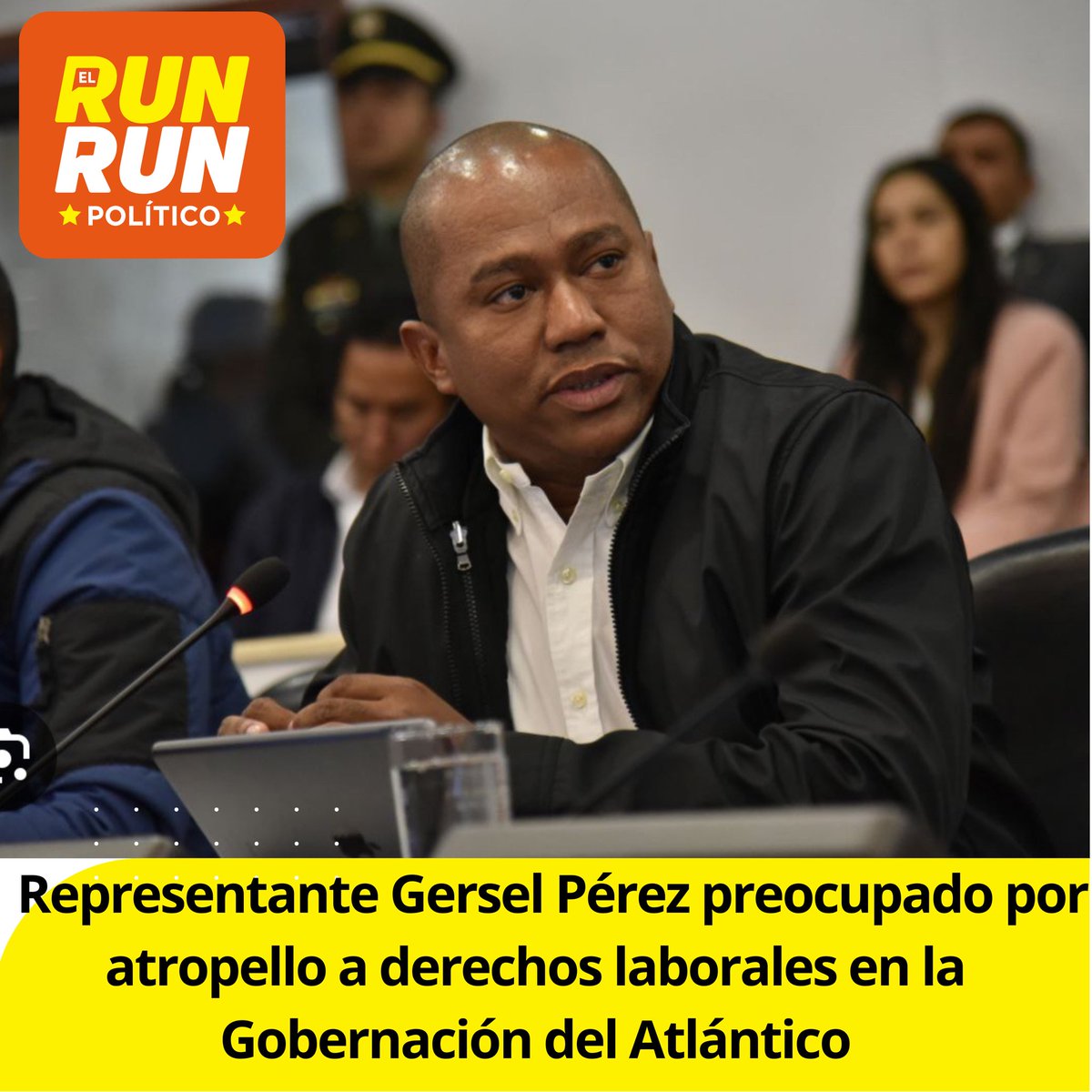 jpserna's tweet photo. El representante a la Cámara Gersel Pérez Altamiranda expresó su contrariedad por lo que considera la vulneración de derechos a profesionales vinculados con la Gobernación del Atlántico.

“Con gran preocupación, nos pronunciamos sobre el atropello que están sufriendo los atlanticenses en relación a sus derechos laborales en la Gobernación del Atlántico, en cabeza del señor gobernador, Eduardo Verano”, dijo el congresista.

“Hemos recibido múltiples quejas sobre la no vinculación de personas con estabilidad reforzada debido a diversas condiciones. Estas personas han tenido que recurrir a la tutela para proteger sus derechos, sin embargo, la administración no ha cumplido con las órdenes judiciales, desconociendo lo dispuesto en los artículos 27 y 28 del decreto 2591 de 1991”, agregó Pérez Altamiranda.

“Desde este pronunciamiento, solicitamos al gobernador que abandone la indiferencia hacia la ciudadanía que lo eligió y garantice los derechos de todos, para que el Atlántico pueda avanzar a otro nivel y destacarse en el mundo.
Que pesar que en la administración de Eduardo Verano esté pasando esto. Es lamentable y nefasto esta indiferencia con nuestra gente” puntualizó Gérsel Pérez.

Finalmente el parlamentario de Cambio Radical expresó de manera confidente “Gobernador, sea coherente con su gabinete y dele pronta solución a estos funcionarios que han entregado sus años de vida al departamento”.
🔸#RunRunPolítico