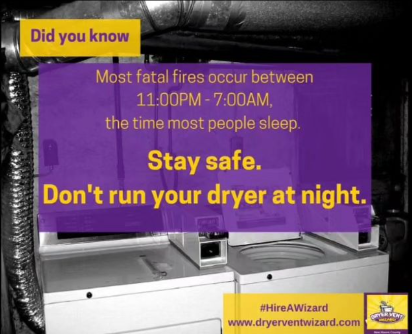 Please be cautious of the times you are running your dryer. Stay safe, everyone! 

#hireapro #hireanexpert #dryerventcleaning #neighborly #hirethebest #specializedservice #NJ #centralNJ #monmouthcounty #holmdel #tintonfalls