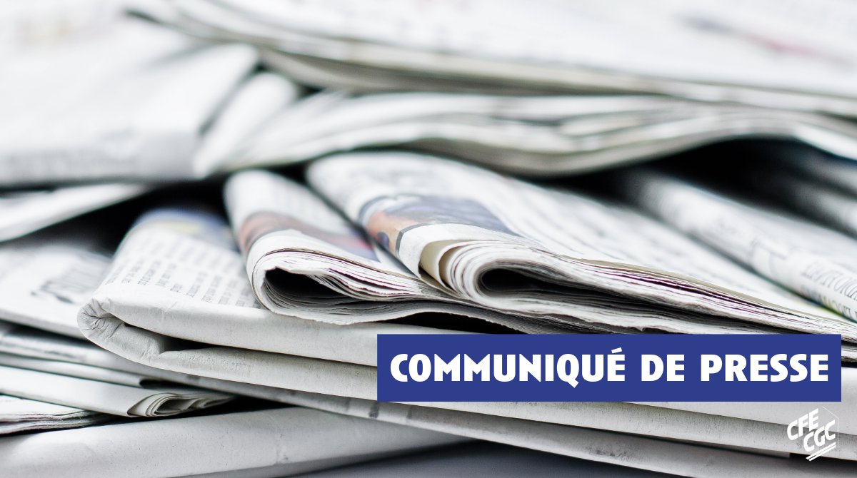 CFECGC's tweet photo. 🔴 Nouveau pacte de la vie au travail : la CFE-CGC ne signe pas.

👉 Espérons que lors des prochaines négociations, la partie patronale ait une envie réelle d’avoir un impact concret autre que la diminution des cotisations sociales.

Communiqué : https://t.co/xF0emFhwZk https://t.co/Gw0i7ZuVlp