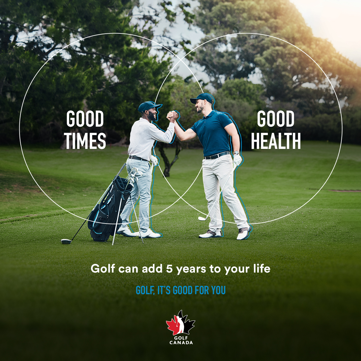 Tee it up for your health! 💪 Golf offers a longer and happier life through exercise, fresh air, and the joy of the game. Learn more about the many health benefits of playing golf: 👉 health.golfcanada.ca