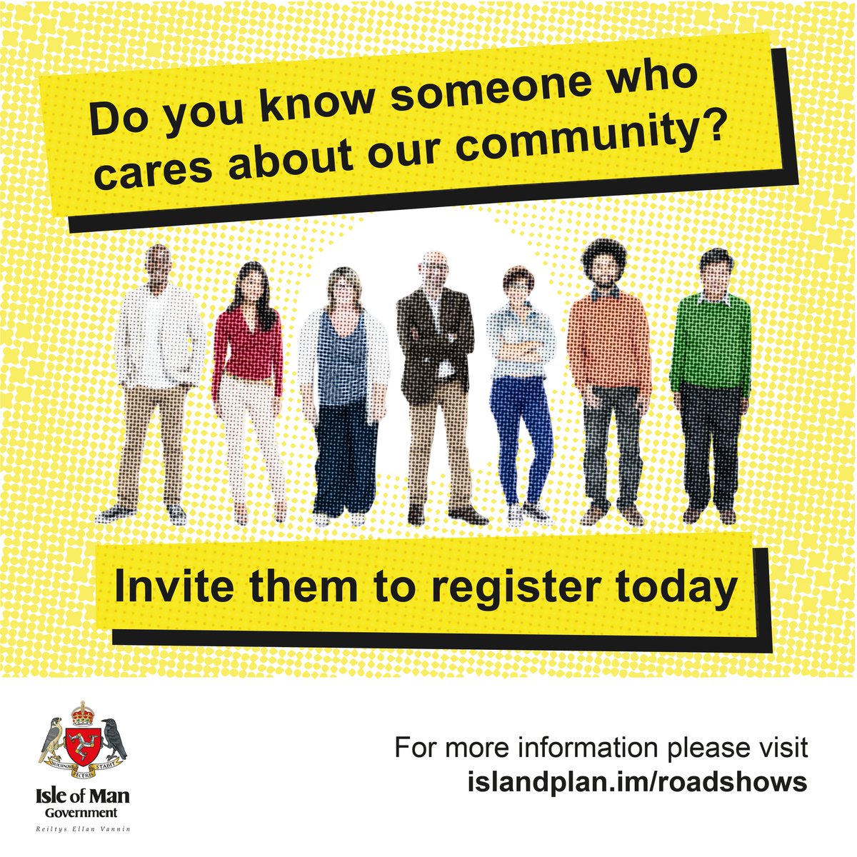 🇮🇲 Do you know someone who cares about the community here on the Isle of Man? Invite them to register for the upcoming Council of Minister's 'Listening to You' roadshows! 👉 islandplan.im/roadshows 🔁 RT