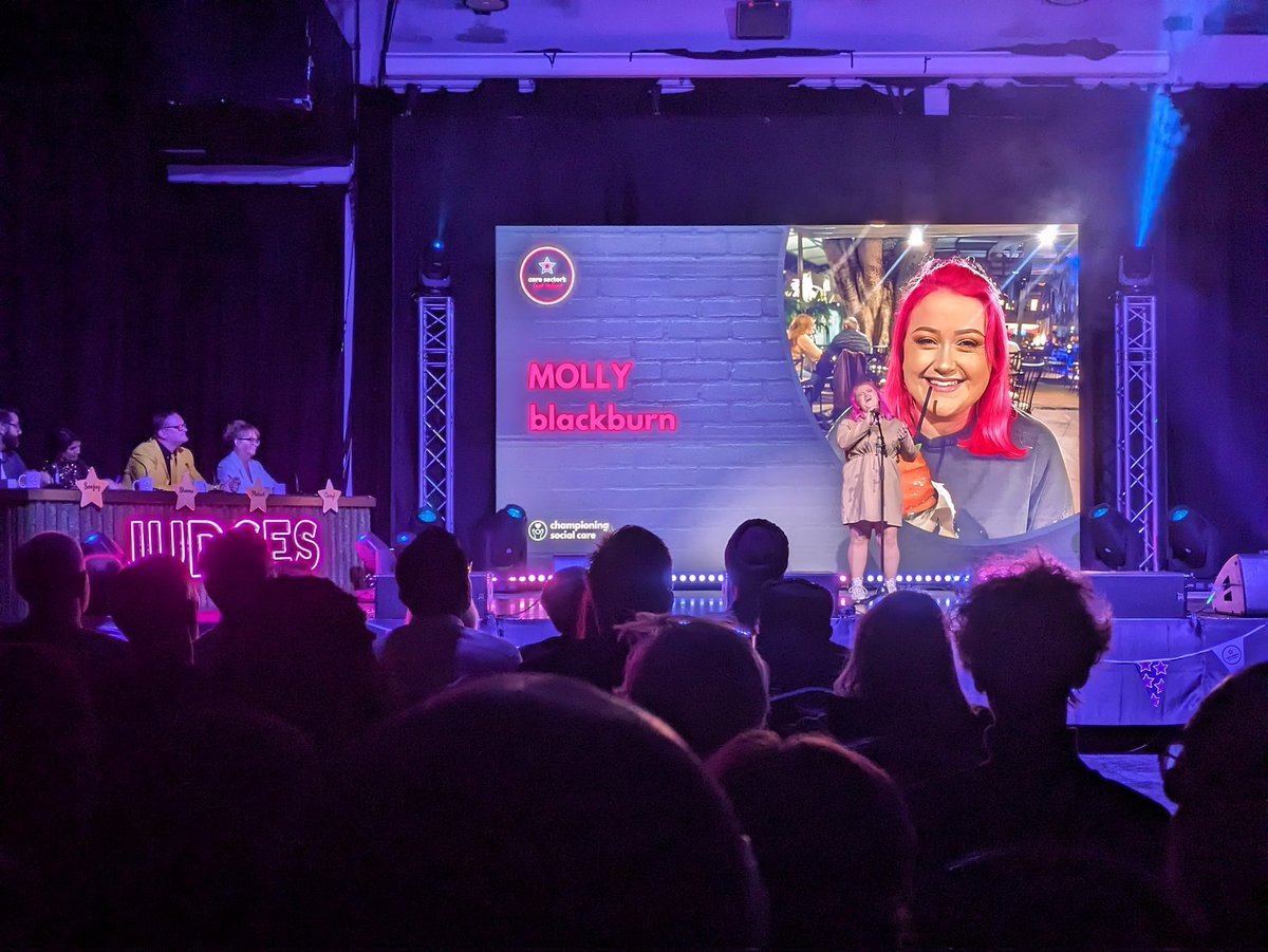 TheCareMarketer's tweet photo. What a voice! Goose bumps for everyone in the audience from Molly at #CSGT24 👏🙏 https://t.co/kc08ebQfQP
