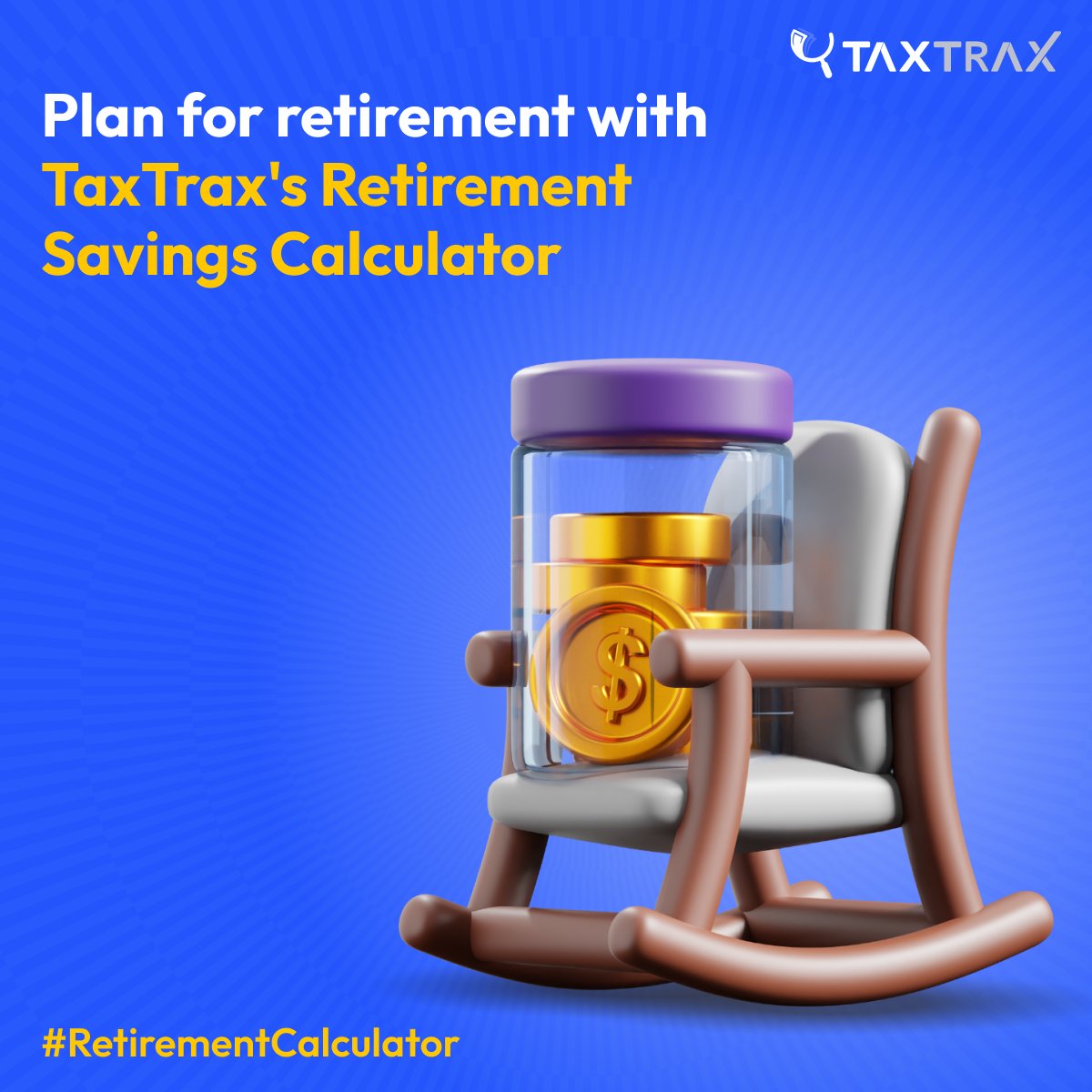 Plan for retirement with TaxTrax's Retirement Savings Calculator
#Retirementcalculator

Visit: tax-trax.com/retirement-cal…

#Tax #taxfiling #taxation #incometax #businesstax #business #calculator #aicalculator #taxcalculator