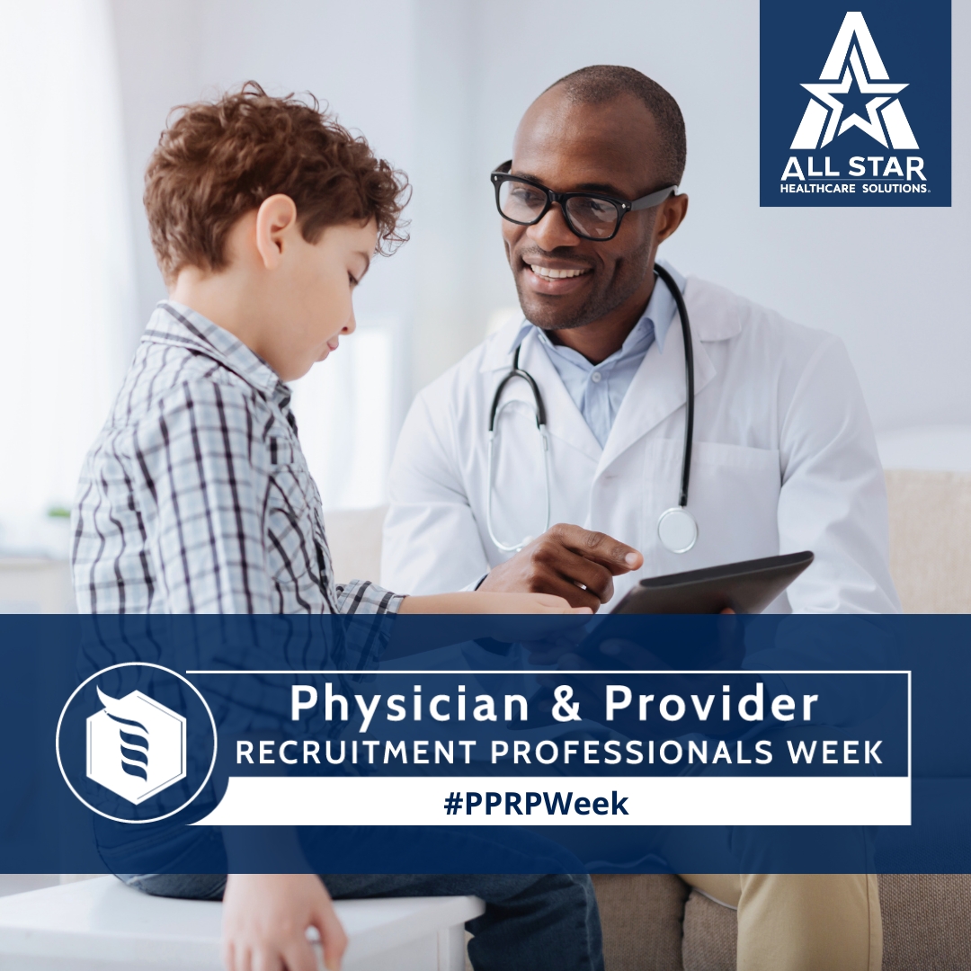 Happy Physician and Provider Recruitment Professionals Week! Thank you to all the recruitment professionals at hospitals, clinics, and healthcare organizations across the country. We value the opportunity to be your #locumtenens and direct-hire staffing partner. #PPRPWeek