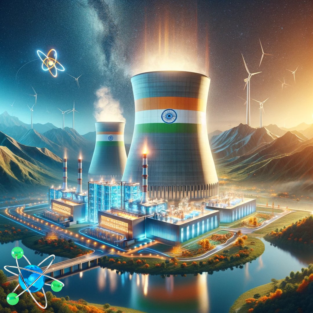 🌟🇮🇳 India's Ambitious Nuclear Energy Expansion India is powering up its future with an ambitious expansion in nuclear energy! Discover how advanced technology and sustainable practices are setting the stage for a cleaner, more secure energy future. 🌍💡 ✍️by Nuclear Insider…