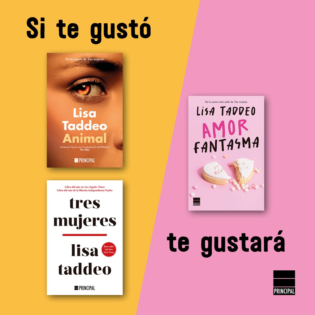 Si te gustaron 'Tres mujeres' y 'Animal' de Lisa Taddeo, no te pierdas su nuevo libro 'Amor fantasma' ⚡ Una colección de nueve relatos sobre la fiebre de la obsesión, la ceguera del amor y el dolor de las heridas causadas por los hombres. #Principaldeloslibros @udllibros