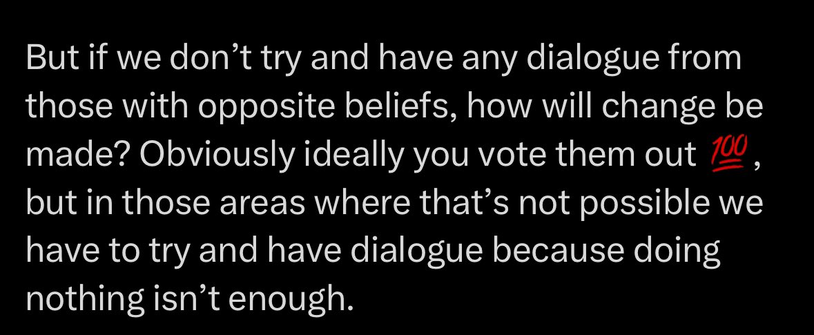 now when i said it was stupid too platform this man and people replied like below, this boomer/gen x/ early millennial core belief that we can engage in dialogue is old and tired as hell