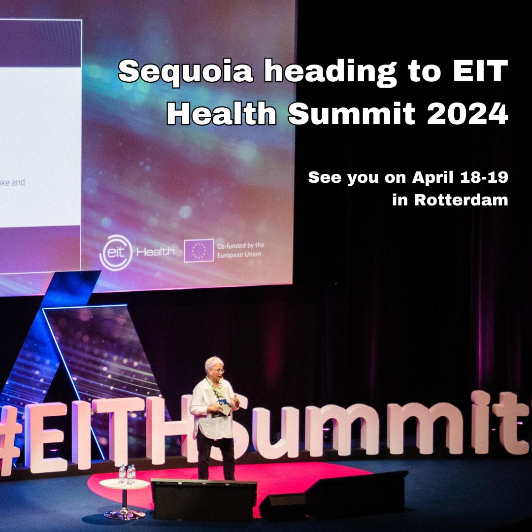 Sequoia heading to @EITHealth Summit 2024 on April 18-19 in Rotterdam 

#SequoiaHealth #SequoiaPower #SexualHealth #EITHealthSummit #HealthcareInnovation #SequoiaTeam