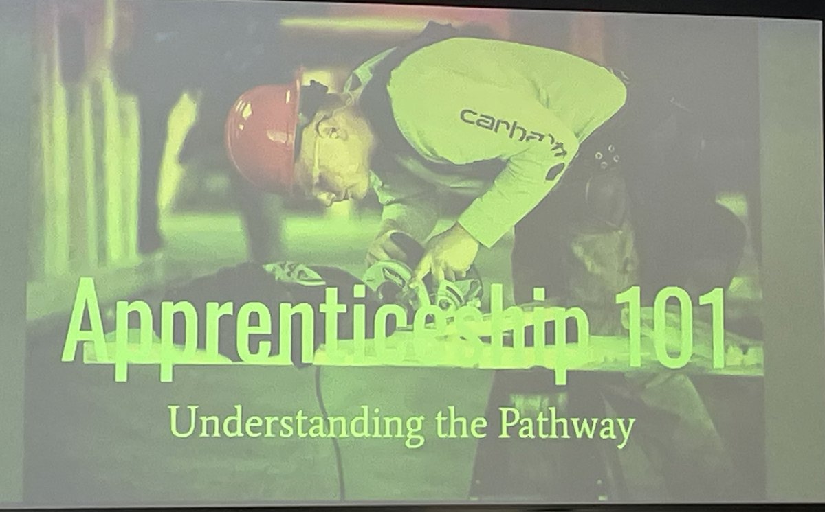 Great learning happening today at the #OCEA24 conference. Taking back great information for our @TVDSB students and connecting our @SHSM_TVDSB and #OYAP students #apprenticeshipispostsecondary